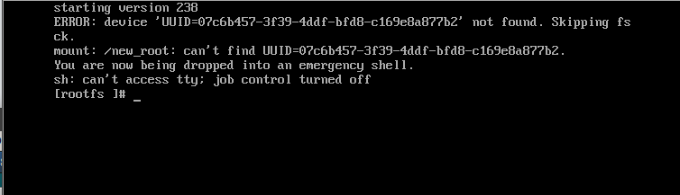 Arch not booting