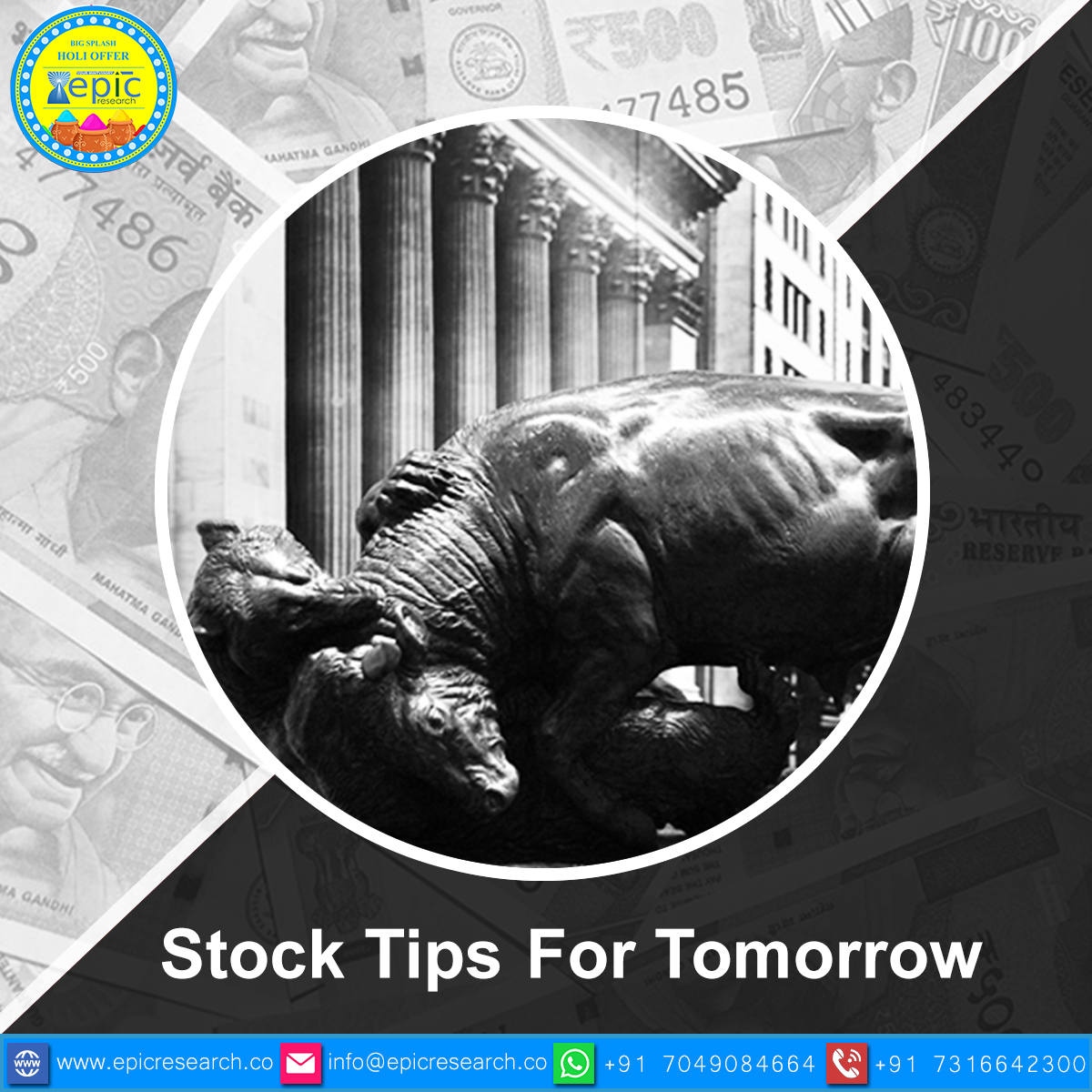 Stock Tips For Tomorrow - http://www.epicresearch.co/next