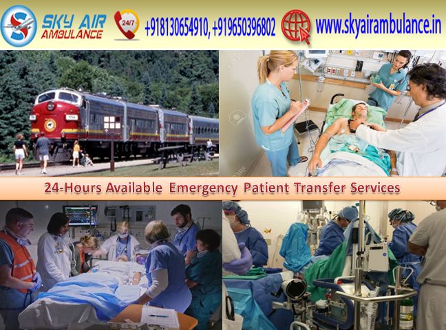 Get Sky Train/Rail Ambulance Service in Siliguri for Best Services
