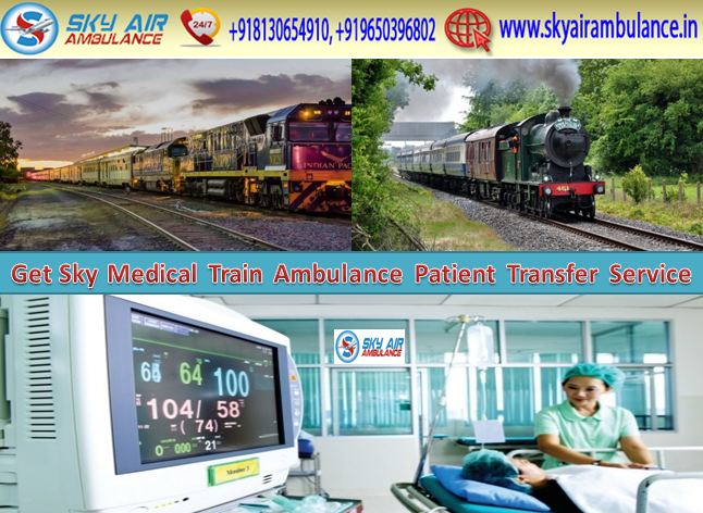 Get Best and Fast Train/Rail Ambulance Service in Delhi by Sky Train Ambulance