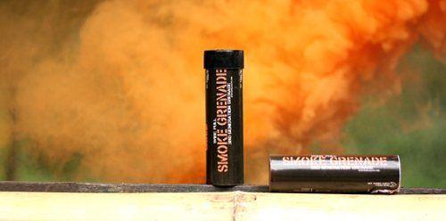 Orange Smoke Bomb