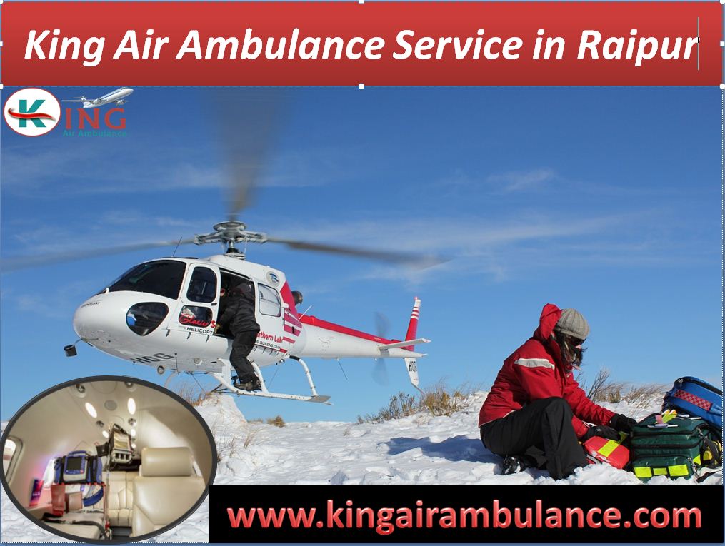 Book the Magnificent Air Ambulance Service in Raipur