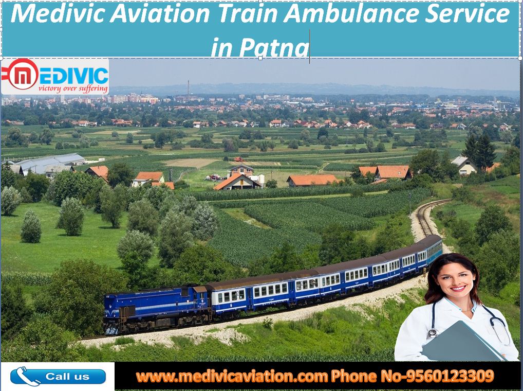 Book the Magnificent Train Ambulance Services in Patna