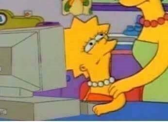 Lisa Simpson glare