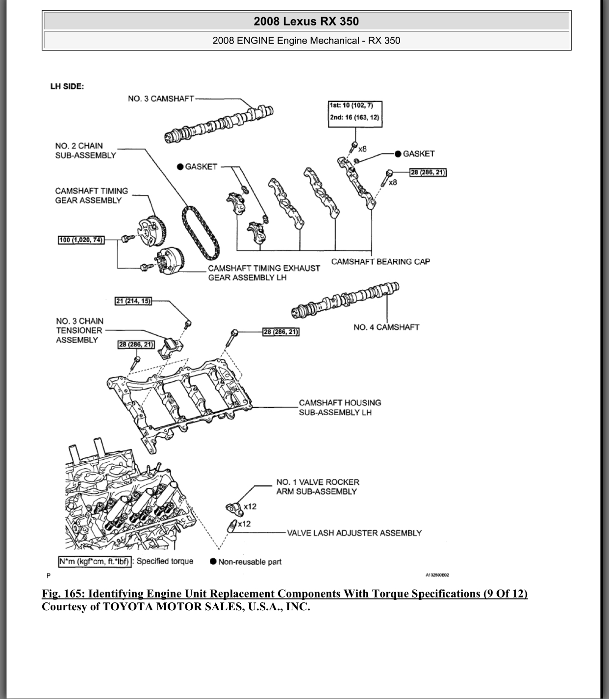 Camshaft Bearing Cap Gaskets