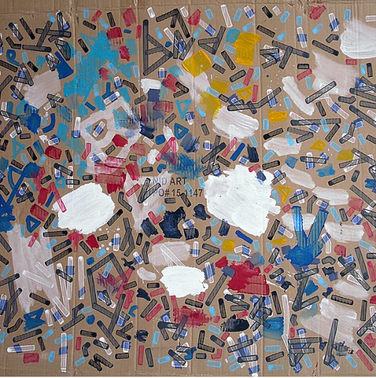 Cardboard Painting Artist New York