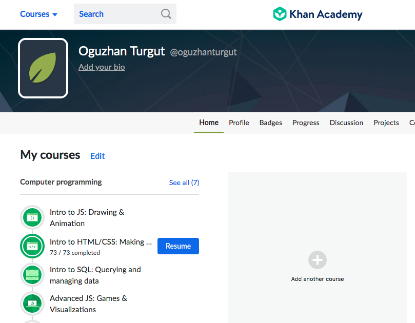 Khan Academy Screenshot