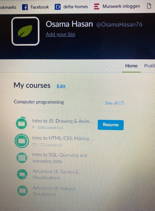 Osama Hasan on khan academy
