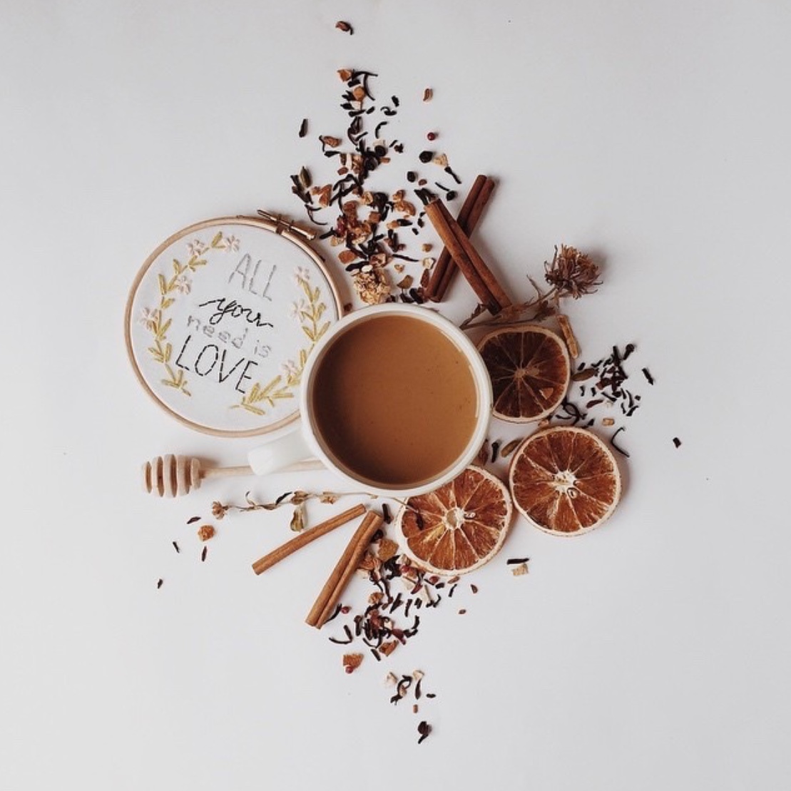 Coffee Cup with Beans