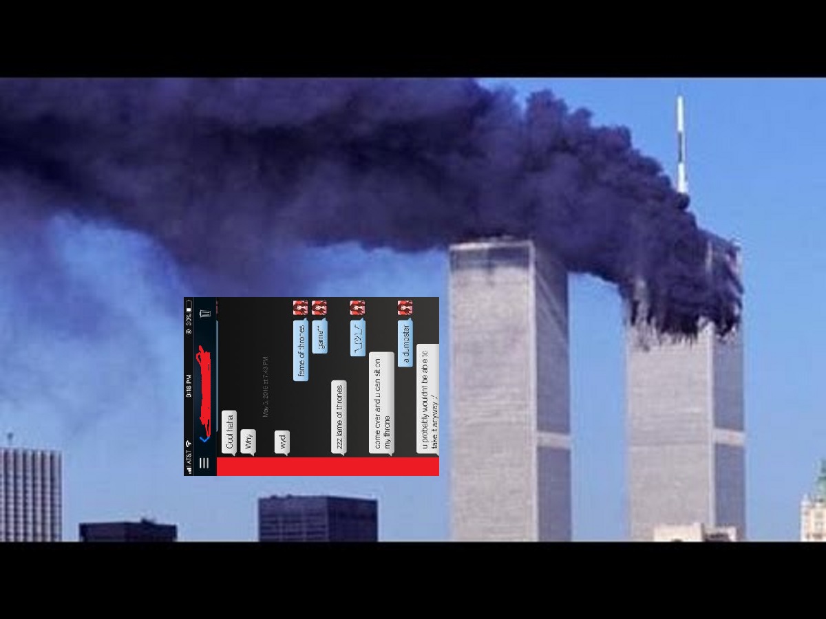 Sit on my twin towers