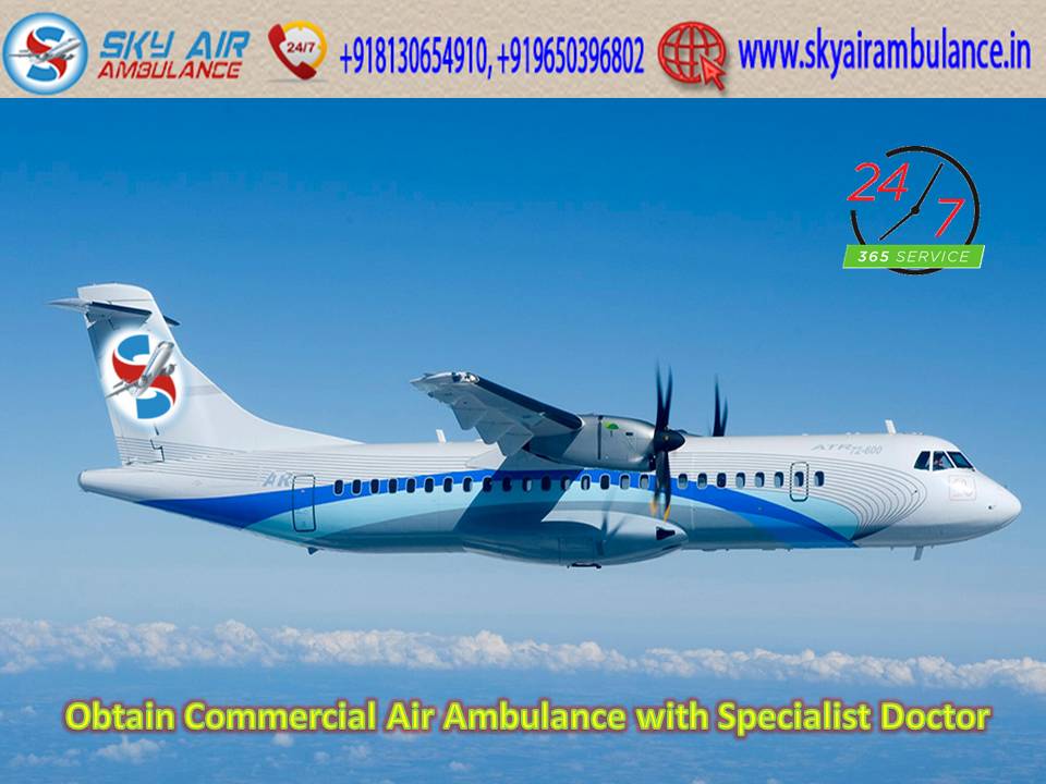 Pick Low Cost Emergency Air Ambulance Service in Guwahati by Sky