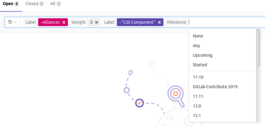 Gitlab filtered search 2