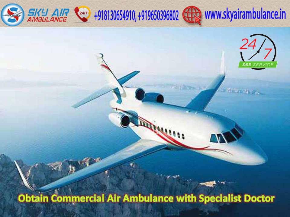 Avail Superior Emergency Air Ambulance Service in Jamshedpur by Sky