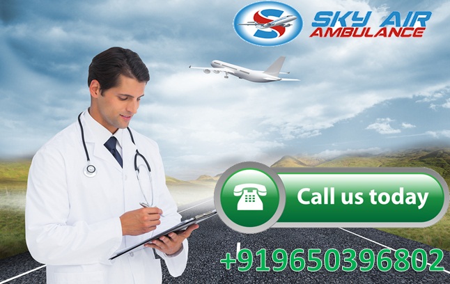 Get Modern and Latest CCU Air Ambulance Service in Darbhanga by Sky