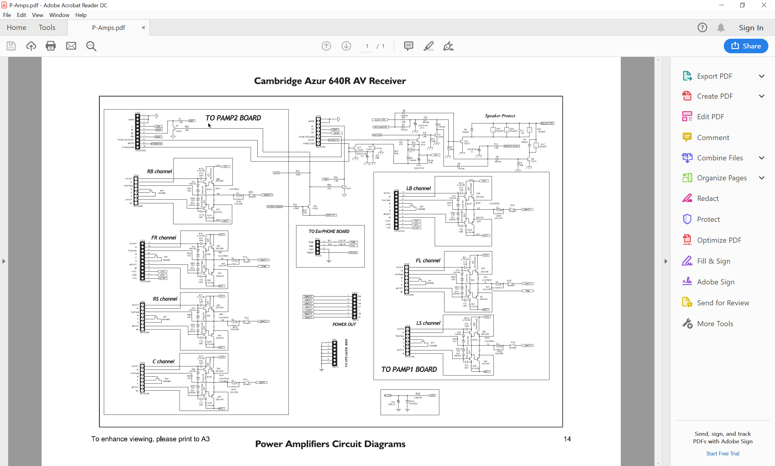 Power amp circuits