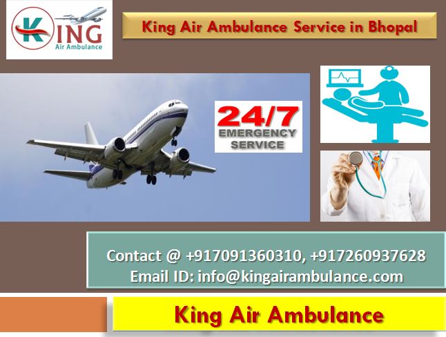 King Air Ambulance Service In Bhopal-Provides All Solution