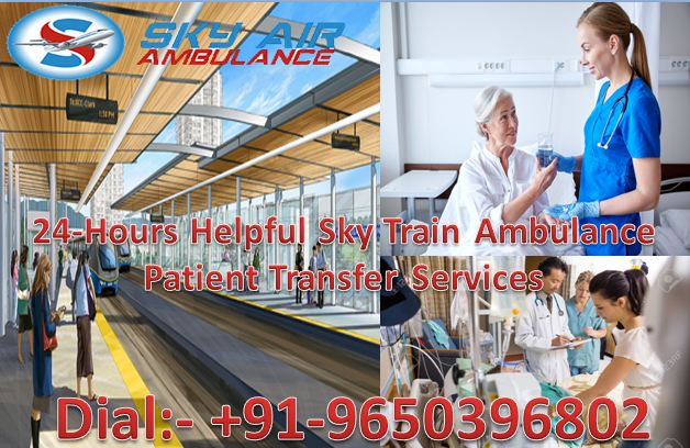 Get Affordable Cost Train Ambulance in Delhi for Emergency Patient Shifting