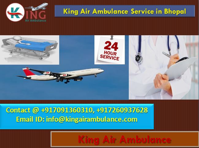 King Air Ambulance Service in Bhopal-pocket-friendly budget