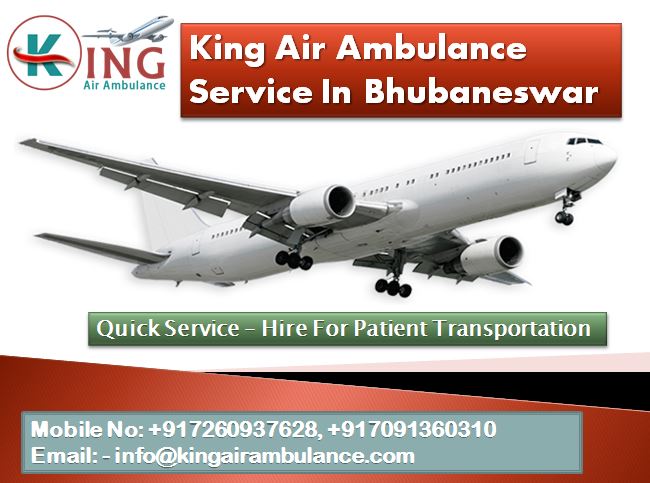 King Air Ambulance Service in Bhubaneswar-Feel Relax