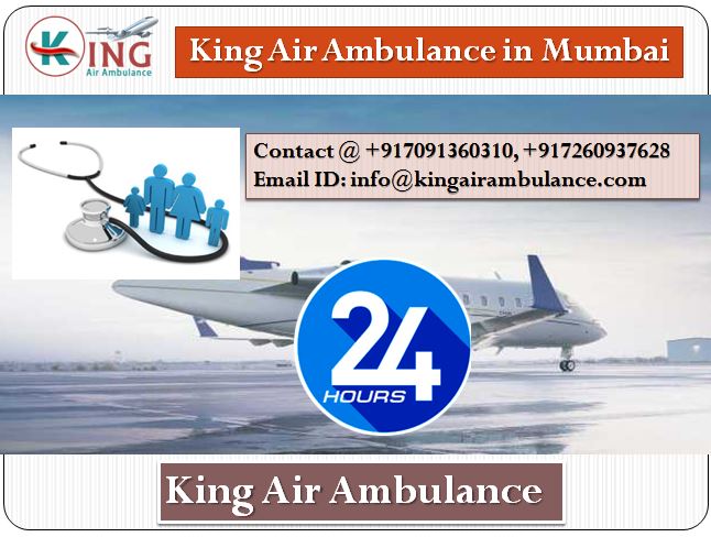 King Air ambulance services in Mumbai- Hire Immediately