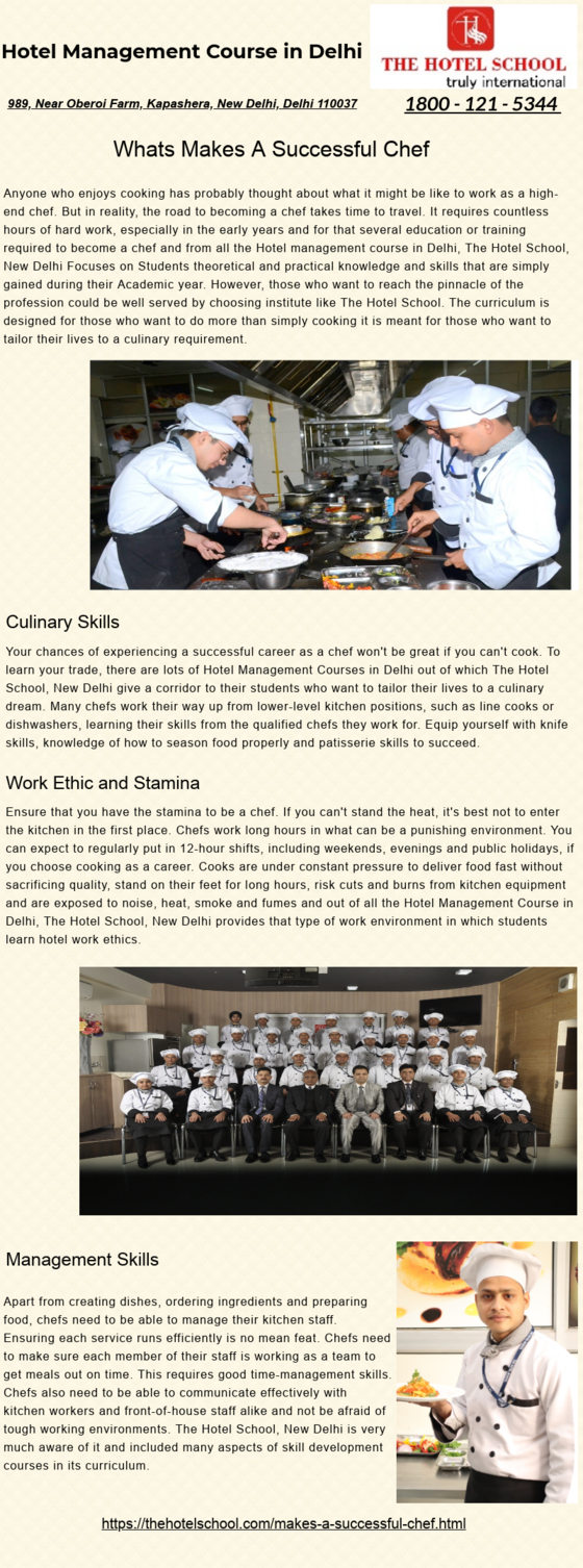 Hotel Management Course in Delhi