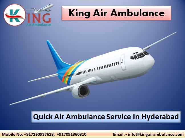 Get a Quick King Air Ambulance Service in Hyderabad