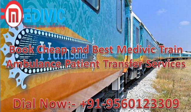 Get Quick ICU Train Ambulance Services in Patna by Medivic Aviation