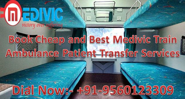 Medivic Aviation Train Ambulance Services in Lucknow for ICU Patient Shifting