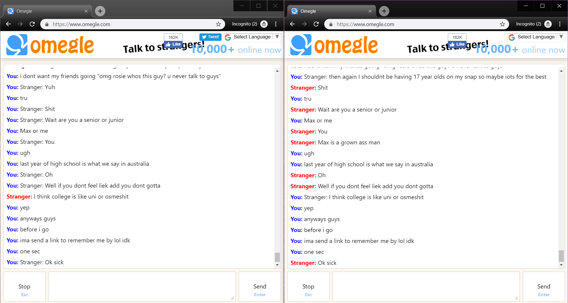 omegle lol rosie