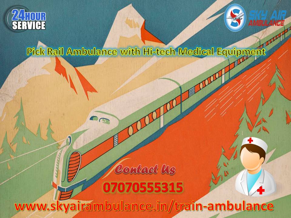 Receive India’s Top Class Train Ambulance Service in Patna