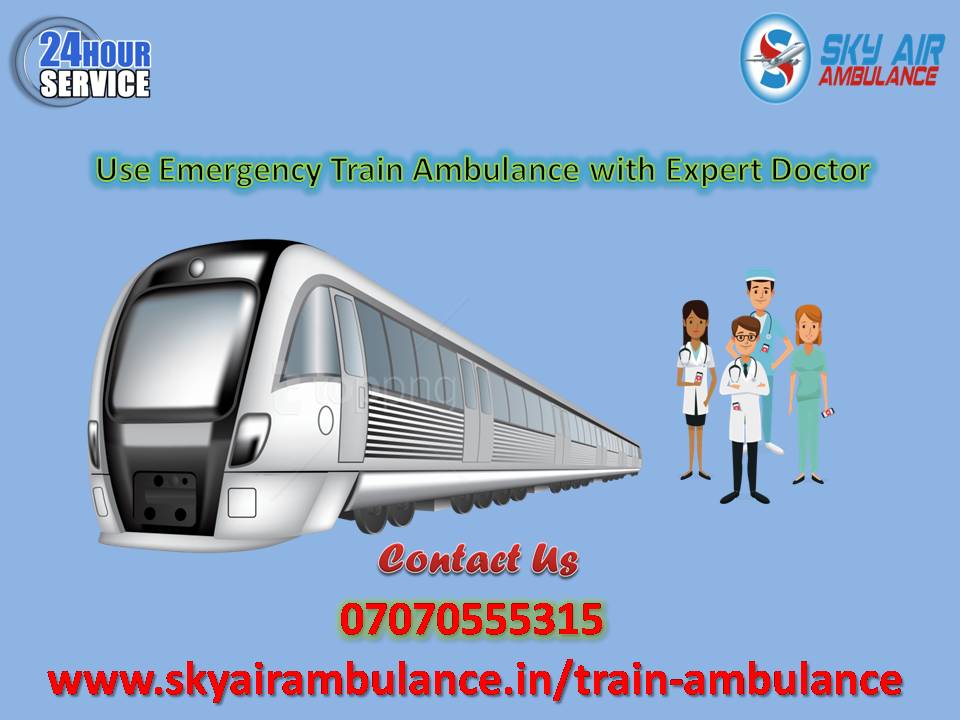 Pick Comfortable and Low Budget Train Ambulance Service in Kolkata