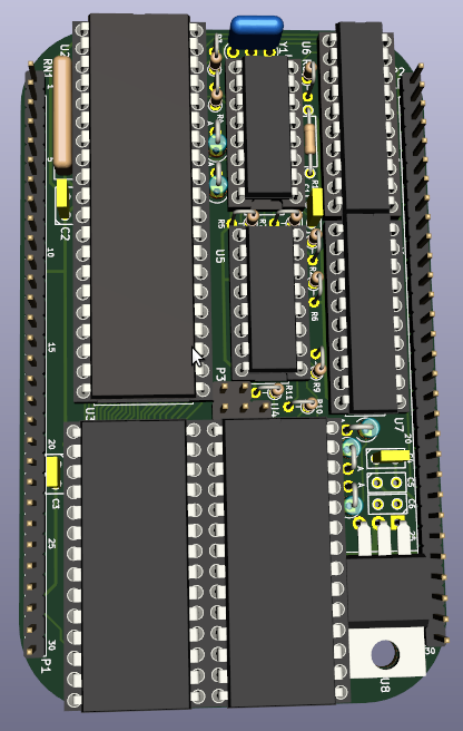6809 board that fits in an Altoids tin