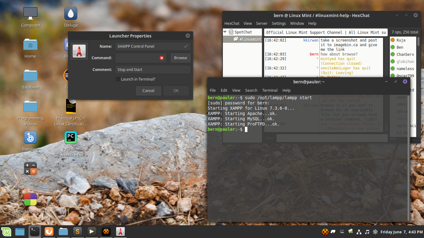 xamppShortcutOnDesktop