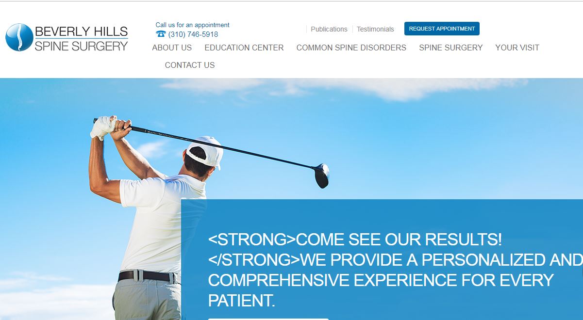 Minimally invasive spine surgery Palmdale