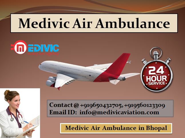 Medivic Air Ambulance in Bhopal-Top Services