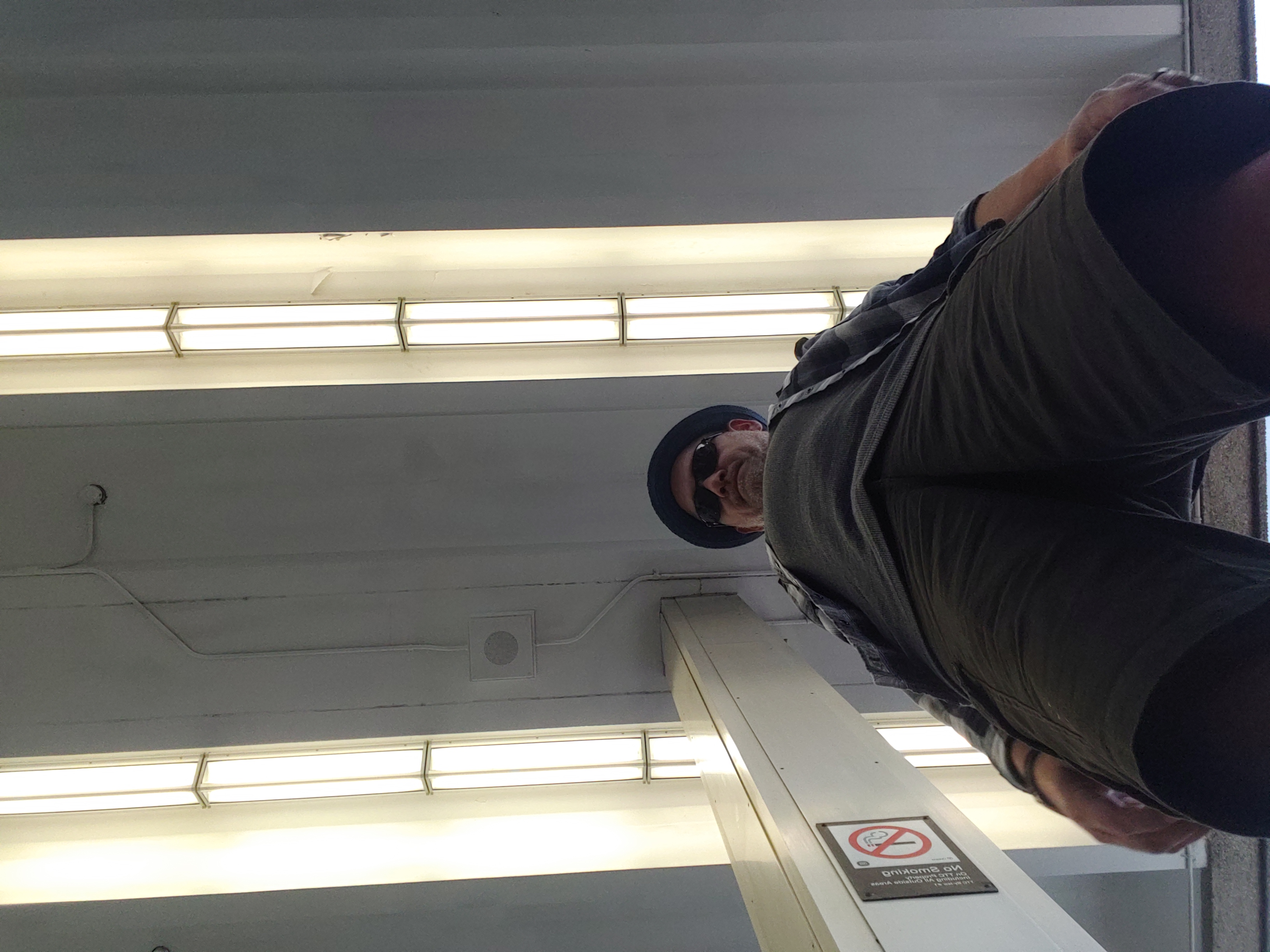 Crotch shot selfie