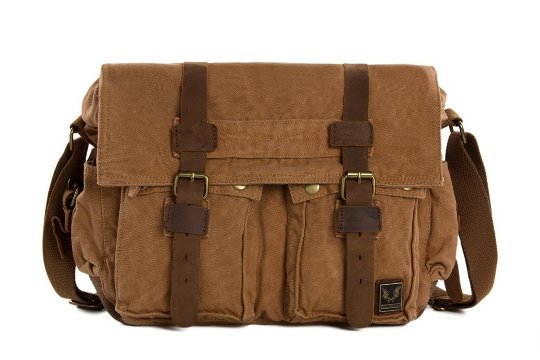 Leather School Backpack