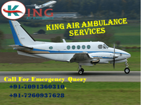 Hire Low Fare King Air Ambulance Service in Bagdogra with One Call Away