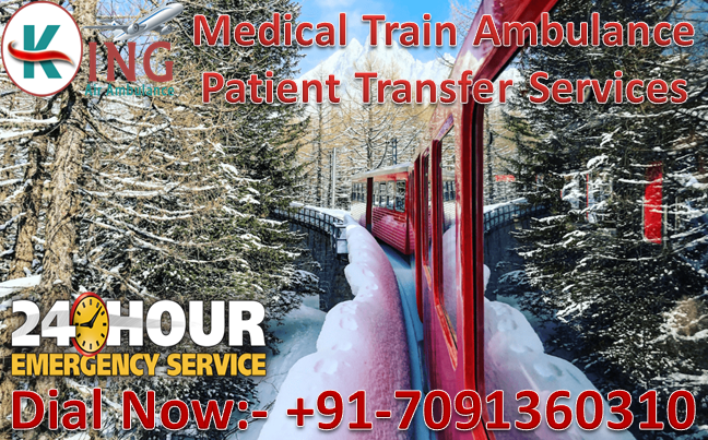 Avail King Train Ambulance Services in Delhi (India) at the Minimal Cost