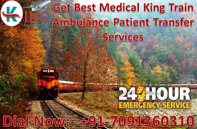 Get King Train Ambulance Services in Ranchi (Jharkhand) with the Expert Medical Team