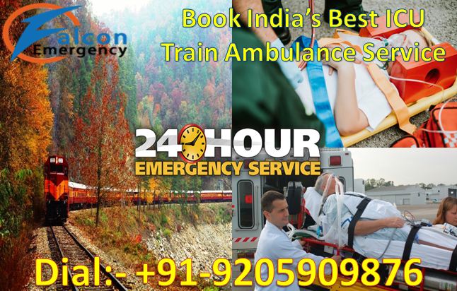 Get Train Ambulance from Guwahati to Delhi, Mumbai, Best and Complete ICU Service