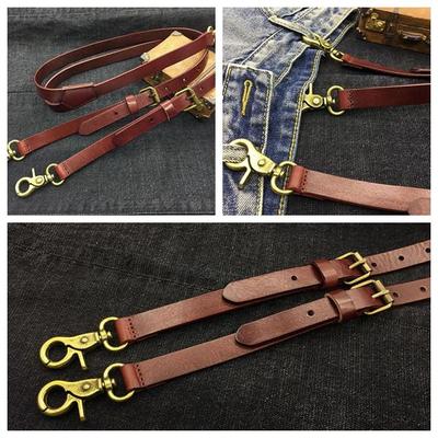 Genuine Leather Suspenders