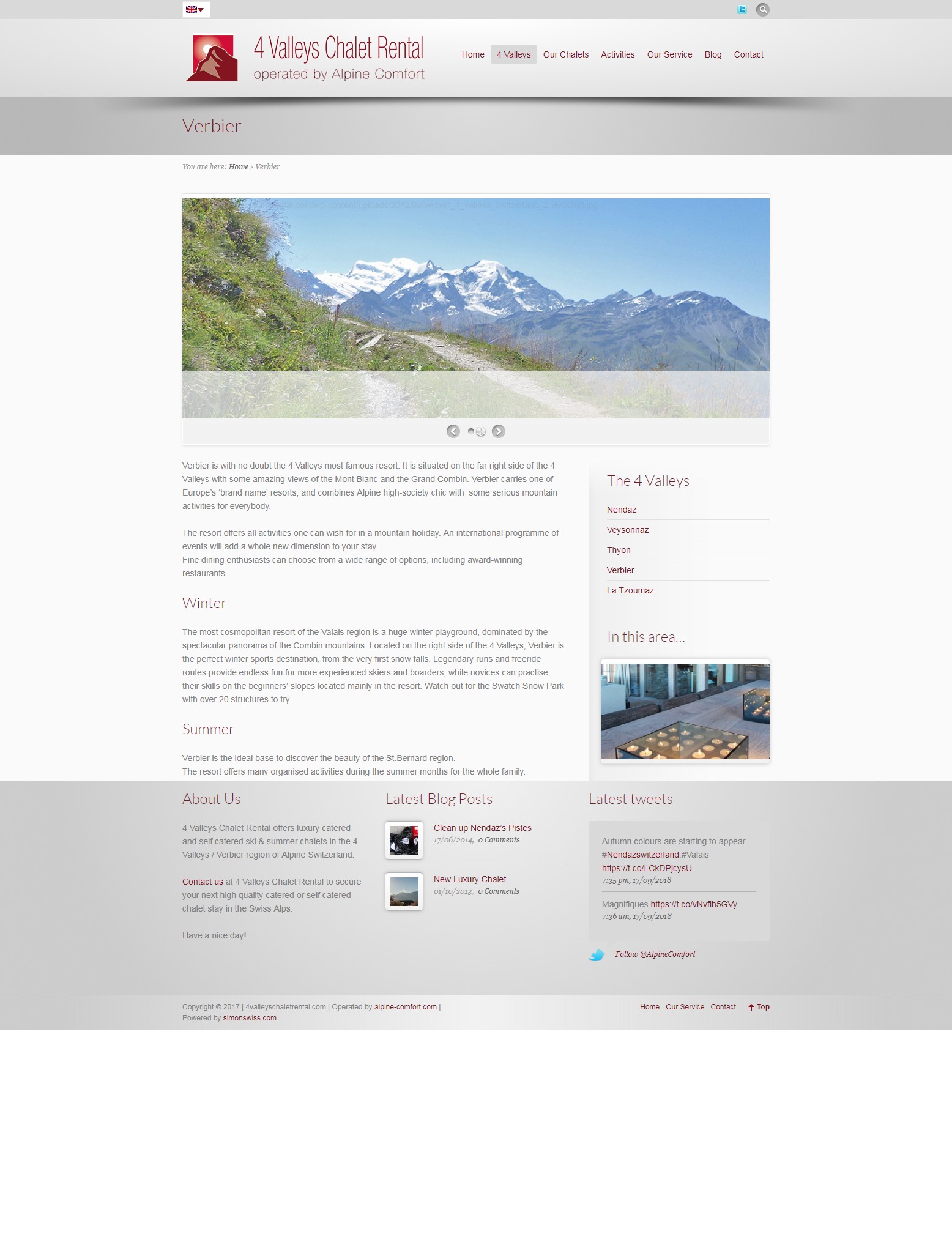 Ski chalet Switzerland