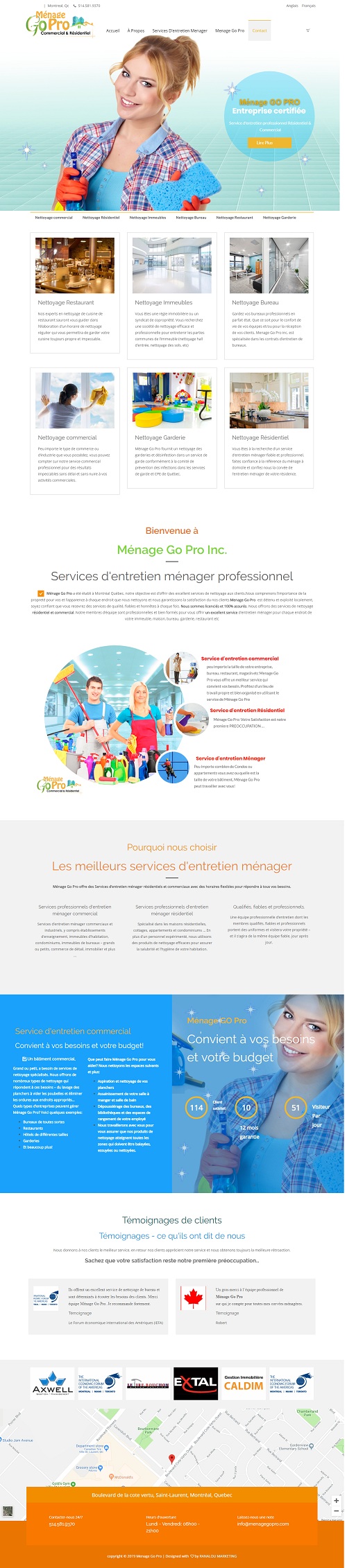 Entreprise de nettoyage professionnel Montréal