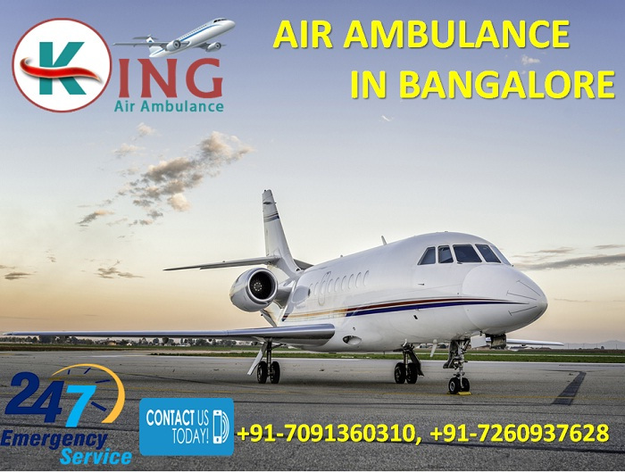 Hire Very Nominal Price Rate Air Ambulance Service in Bangalore by King
