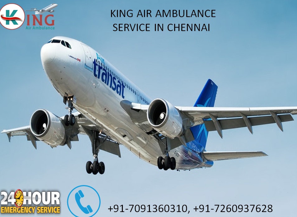 Avail World Famous Emergency Air Ambulance Service in Chennai by King