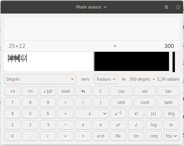 Calculatrice bug