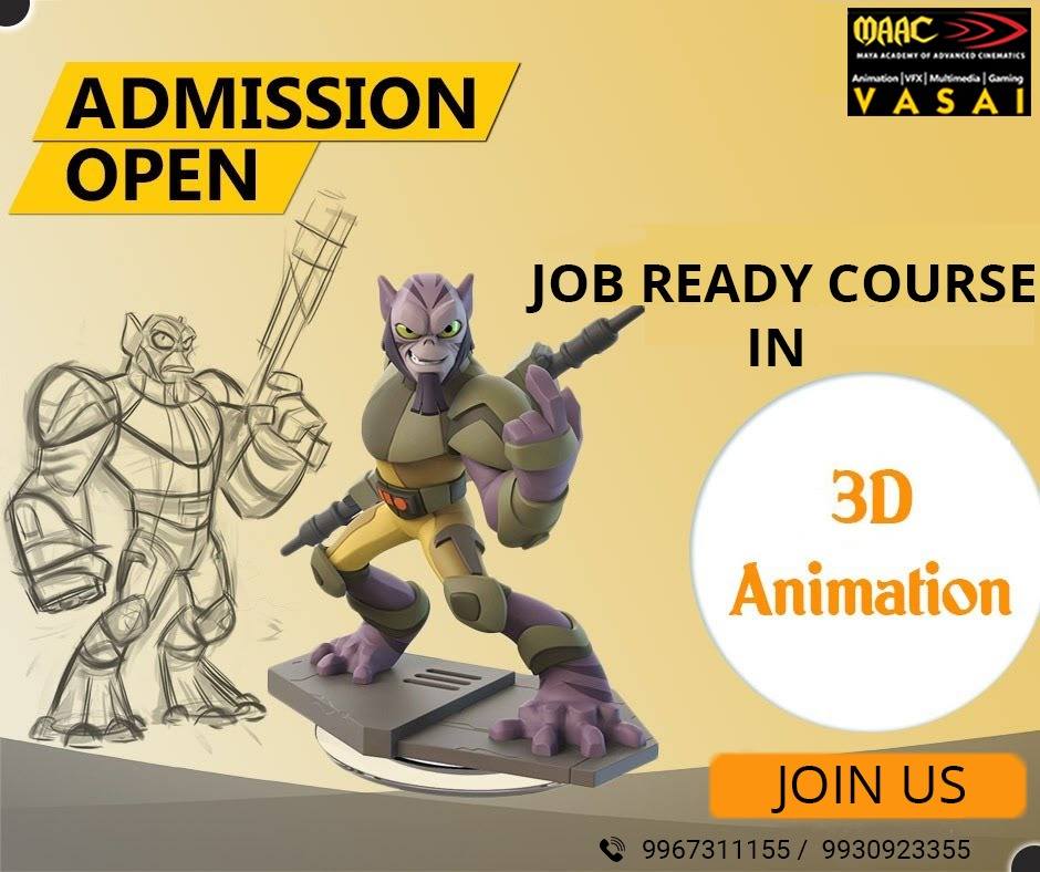 3D Animation Institute in Vasai