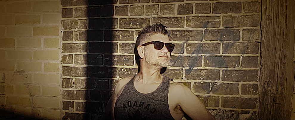 Sepia Brick Selfie