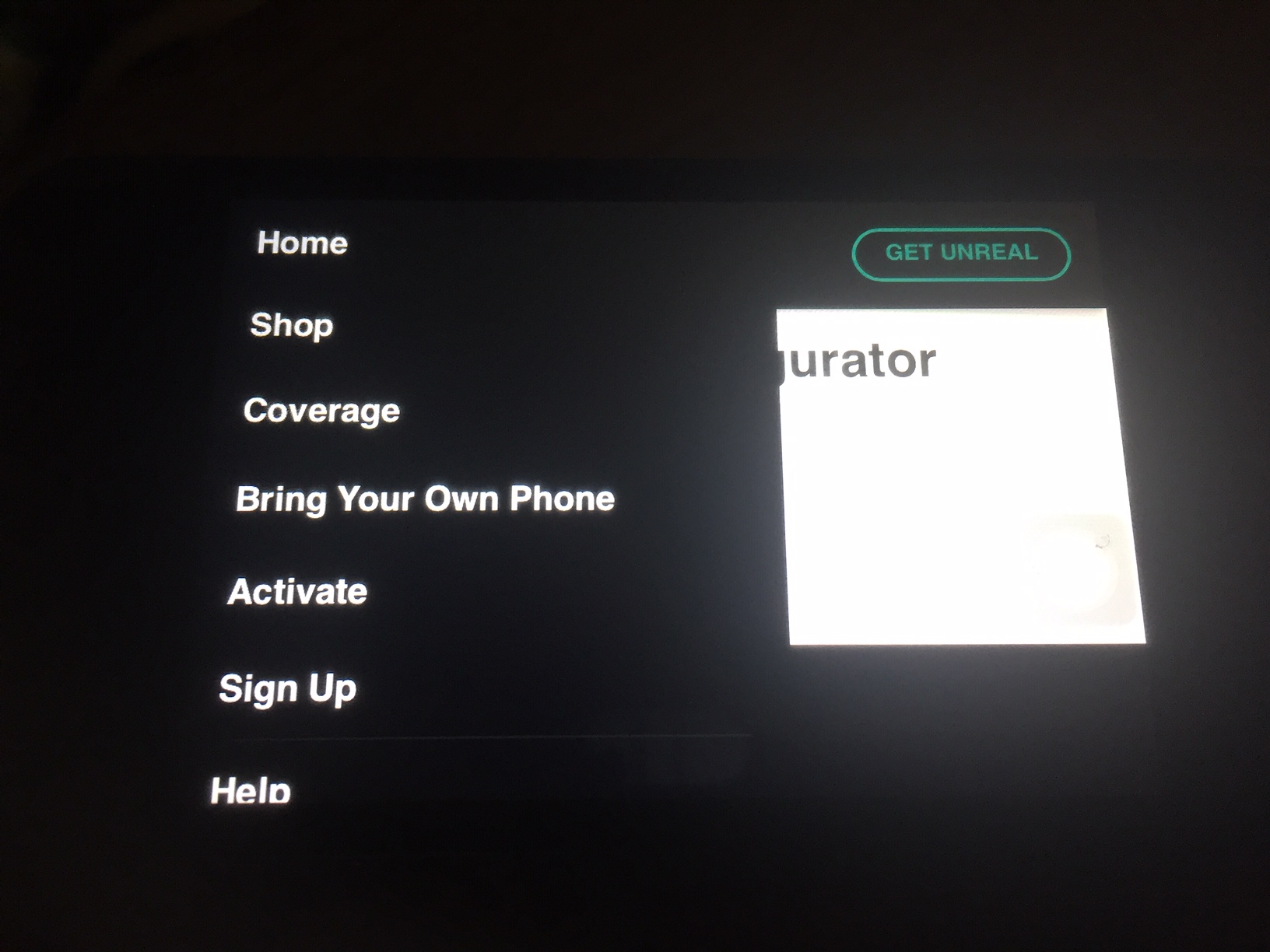 ISO APN page display on iphone 4